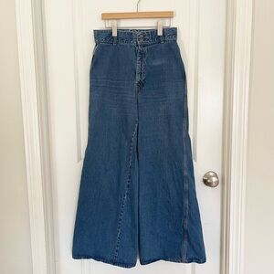 Vintage 1970s Levi’s High Waisted Wide Leg Jeans